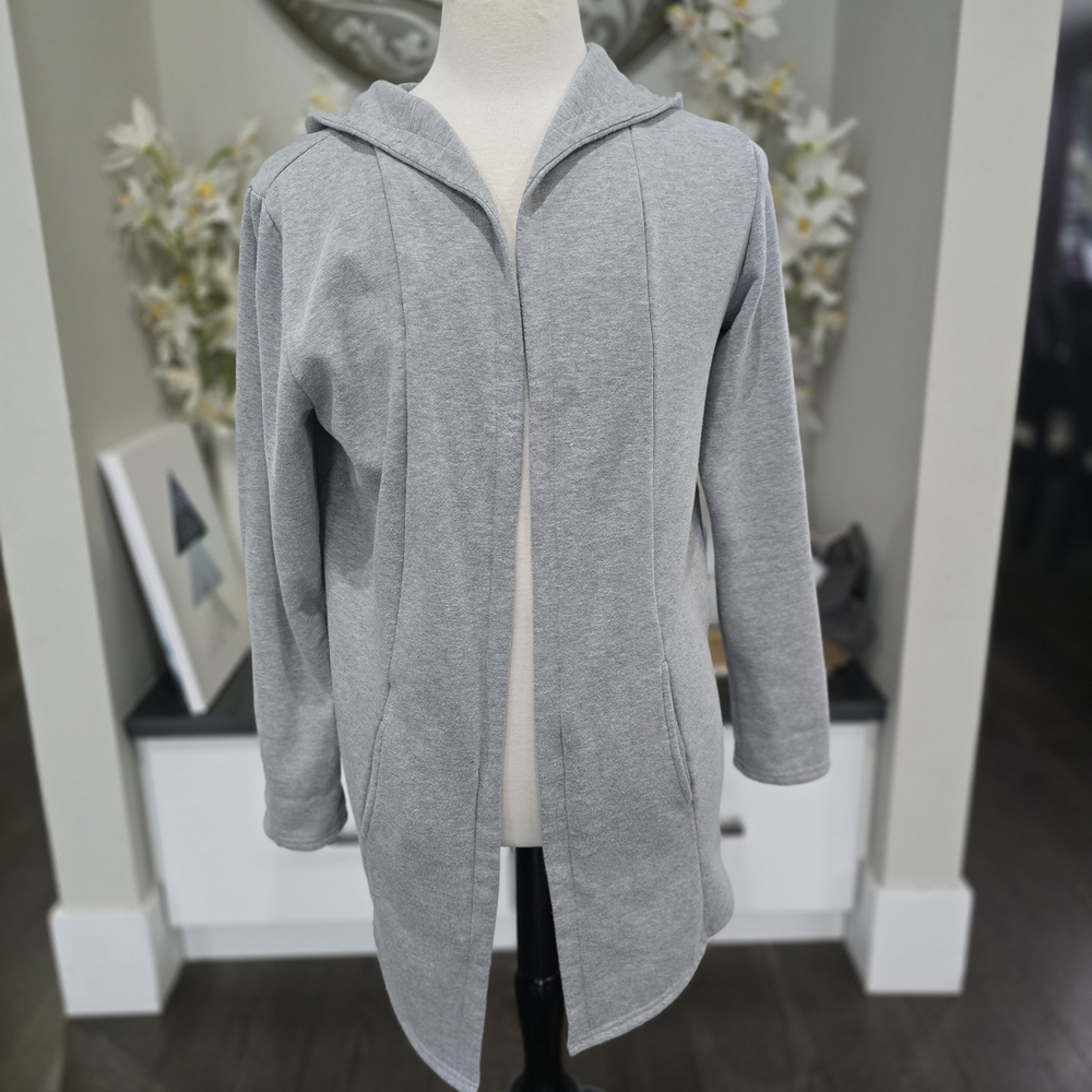 Urban-ID Gray Men's Hooded Cardigan